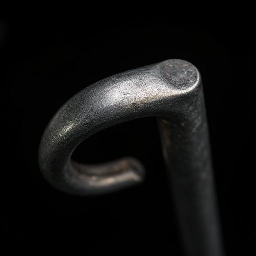 Pieza de metal forjada a medida.